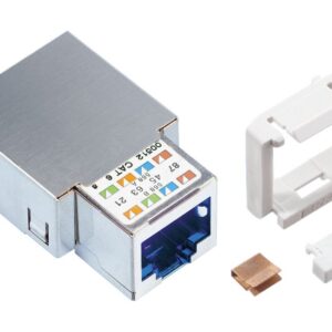 Module de connexion Cat. 6, 1xRJ45/s, Snap-in, 100x