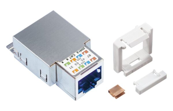 Module de connexion Cat. 6, 1xRJ45/s, Snap-in, 100x