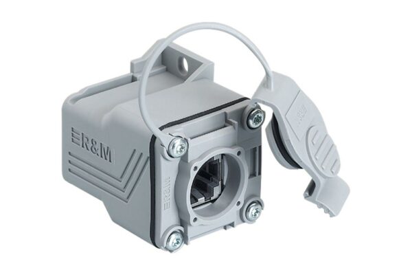 Module coupleur IP67 type 06, Cat. 5e, 2xRJ45