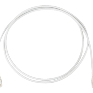 R&Mhealth Line Câble de raccordement, Cat. 6, Non blindé, Blanc, LSZH, TIA 568A, Fiche RJ45, u, Fiche RJ45, u, 2m