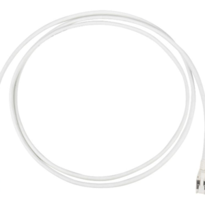 R&Mhealth Line Câble de raccordement, Cat. 6A, Blindé, Blanc, LSFRZH, TIA 568A, Fiche RJ45, s, Fiche RJ45, s, 2m