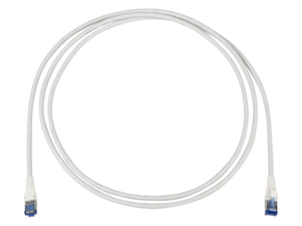 R&Mfreenet Câble de raccordement, Cat. 6, Blindé, Gris, LSFRZH, TIA 568A, Fiche RJ45, s, Fiche RJ45, s, 0.5m