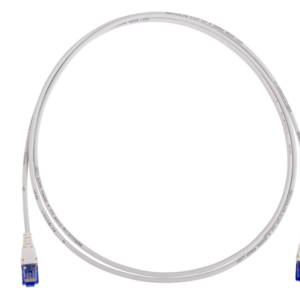 R&MthinLine Câble de raccordement, Cat. 6, Non blindé, Gris, LSZH, TIA 568A, Fiche RJ45, u, Fiche RJ45, u, 0.5m
