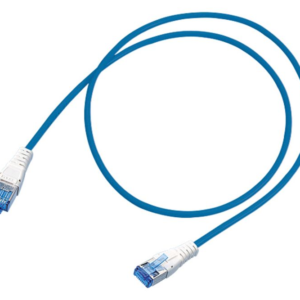 R&Mfreenet Câble de raccordement, Cat. 6, Blindé, Bleu, LSFRZH, TIA 568A, Fiche RJ45, s, Fiche RJ45, s, 0.5m