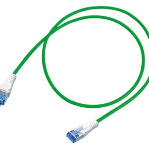 R&Mfreenet Câble de raccordement, Cat. 6, Blindé, Vert, LSFRZH, TIA 568A, Fiche RJ45, s, Fiche RJ45, s, 0.5m